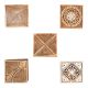 Set of 5 Piece New Mix Wooden Printing Block